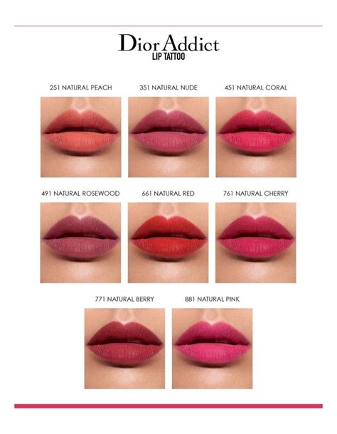 dior lip tattoo swatches 541|dior lipstick tattoo.